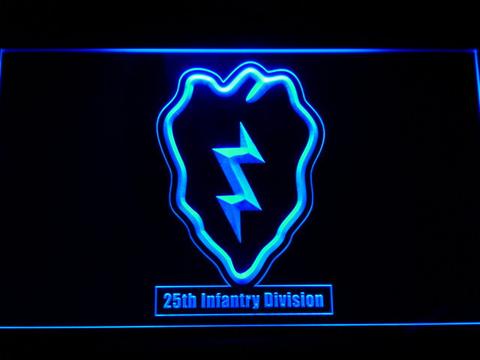 US Army 25th Infantry Division LED Neon Sign